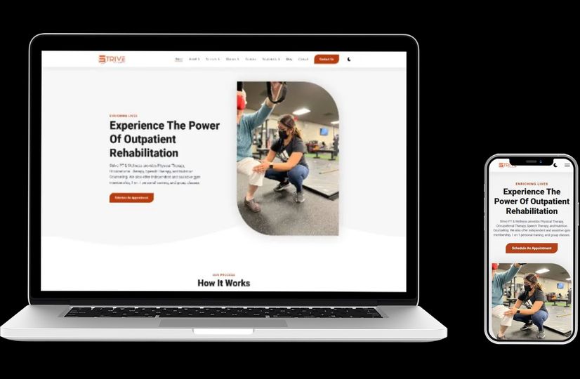 A computer screen showing a website preview