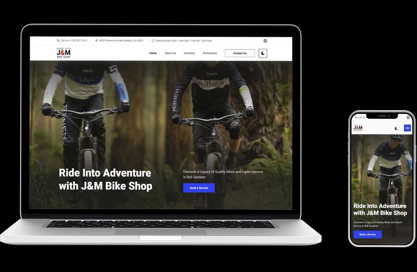 A computer screen showing a website preview